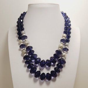 Robert Rose Beaded Statement Necklace.